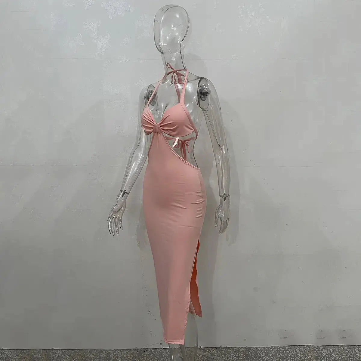 Holder Backless Slit Dress GLR SHOPPING