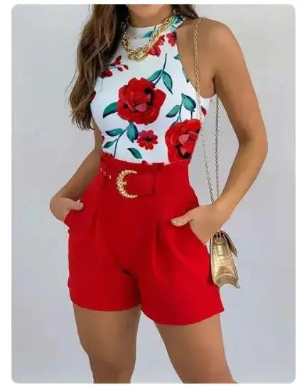 Summer Floral Two-Piece Set GLR SHOPPING