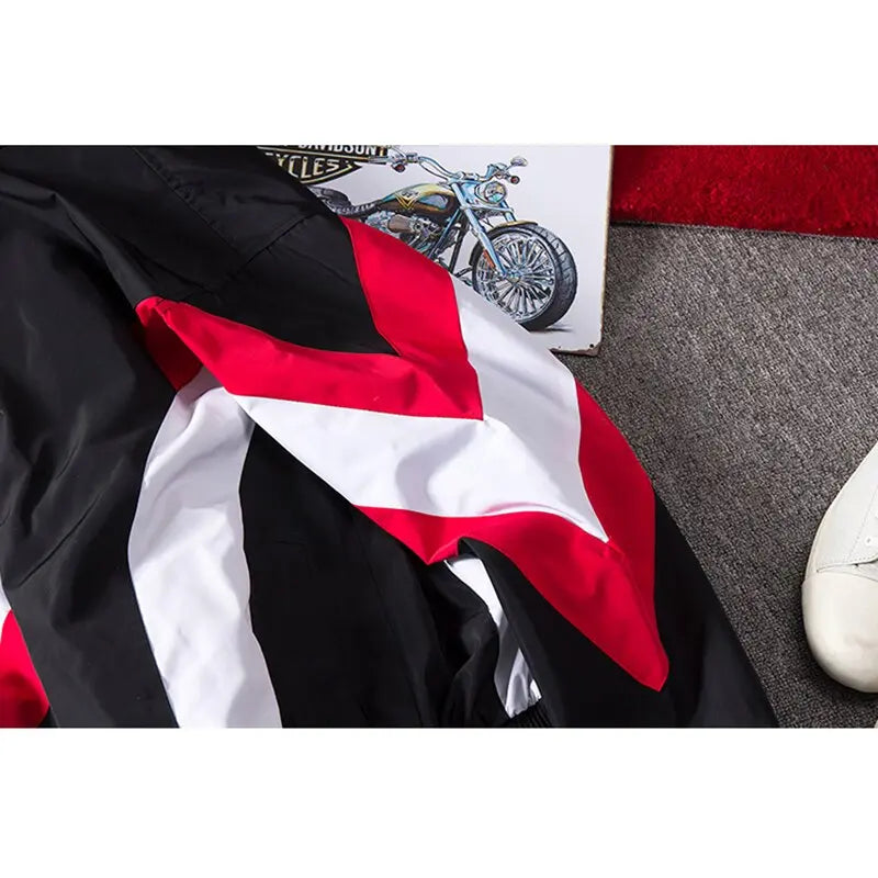 Aolamegs Jackets Men Patchwork Jacket Tracksuit High Street Coats Hip Hop Fashion Male Streetwear Couple Windbreaker Jackets - GLR SHOPPING