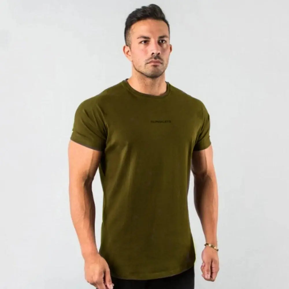 Men Fitted Gym T-Shirt - GLR SHOPPING