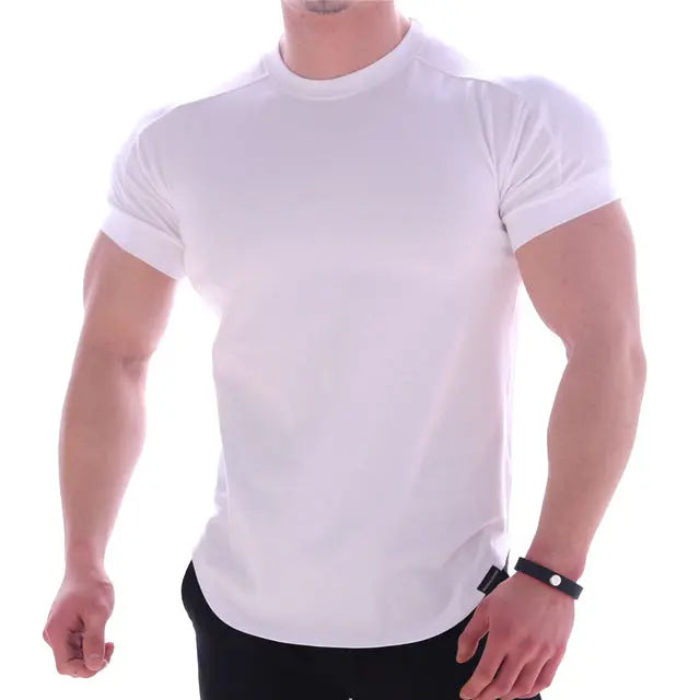 High Elastic Slim Fit T-shirt - GLR SHOPPING