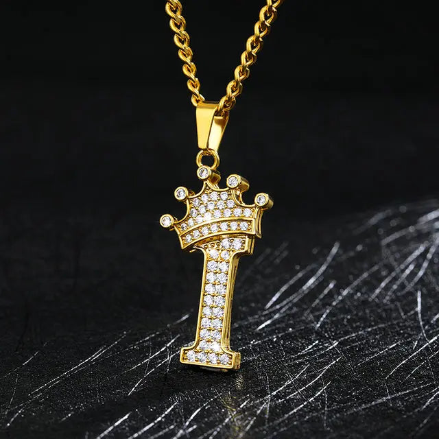 Zircon Alphabet Necklace - GLR SHOPPING
