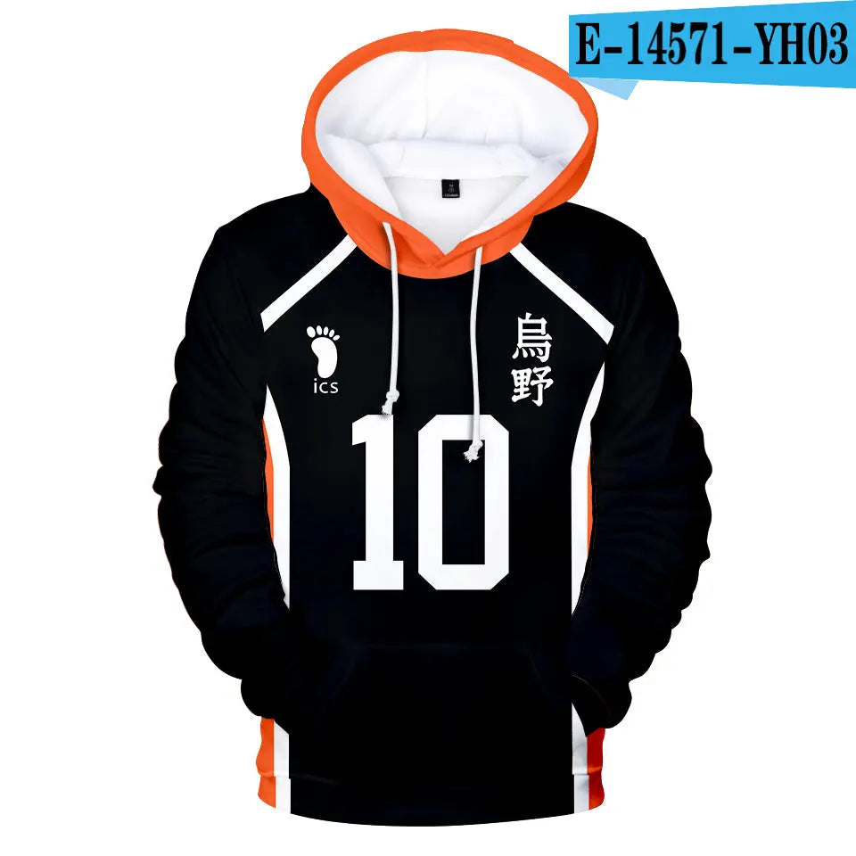 Young manga Harajuku Hooded Sweatshirt 2023 Haikyuu!! Cool Fashion 3D Sawamura Daichi  Adult Kids Pullovers Hoodies Sweatshirts - GLR SHOPPING