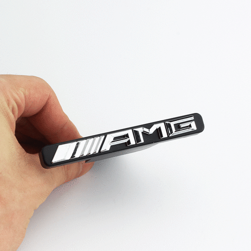 ABS Car Front Grille Badge Emblem T Shape Grill Sticker - GLR SHOPPING