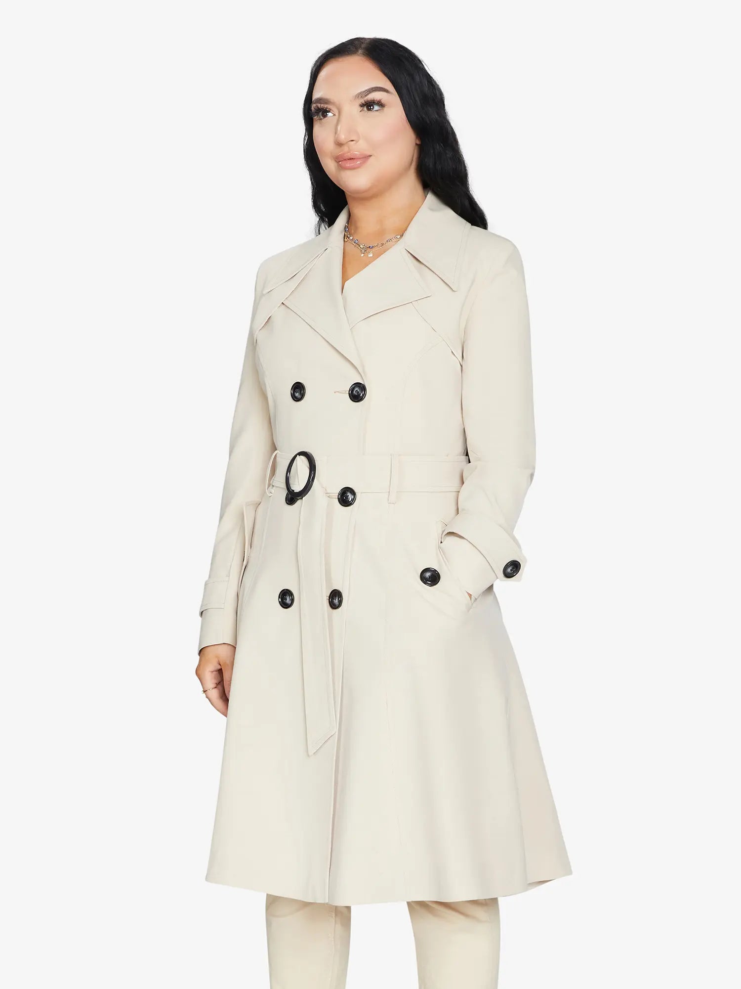 Spring/Summer Double Breasted Trench Mac Coat (1201-SP) - GLR SHOPPING