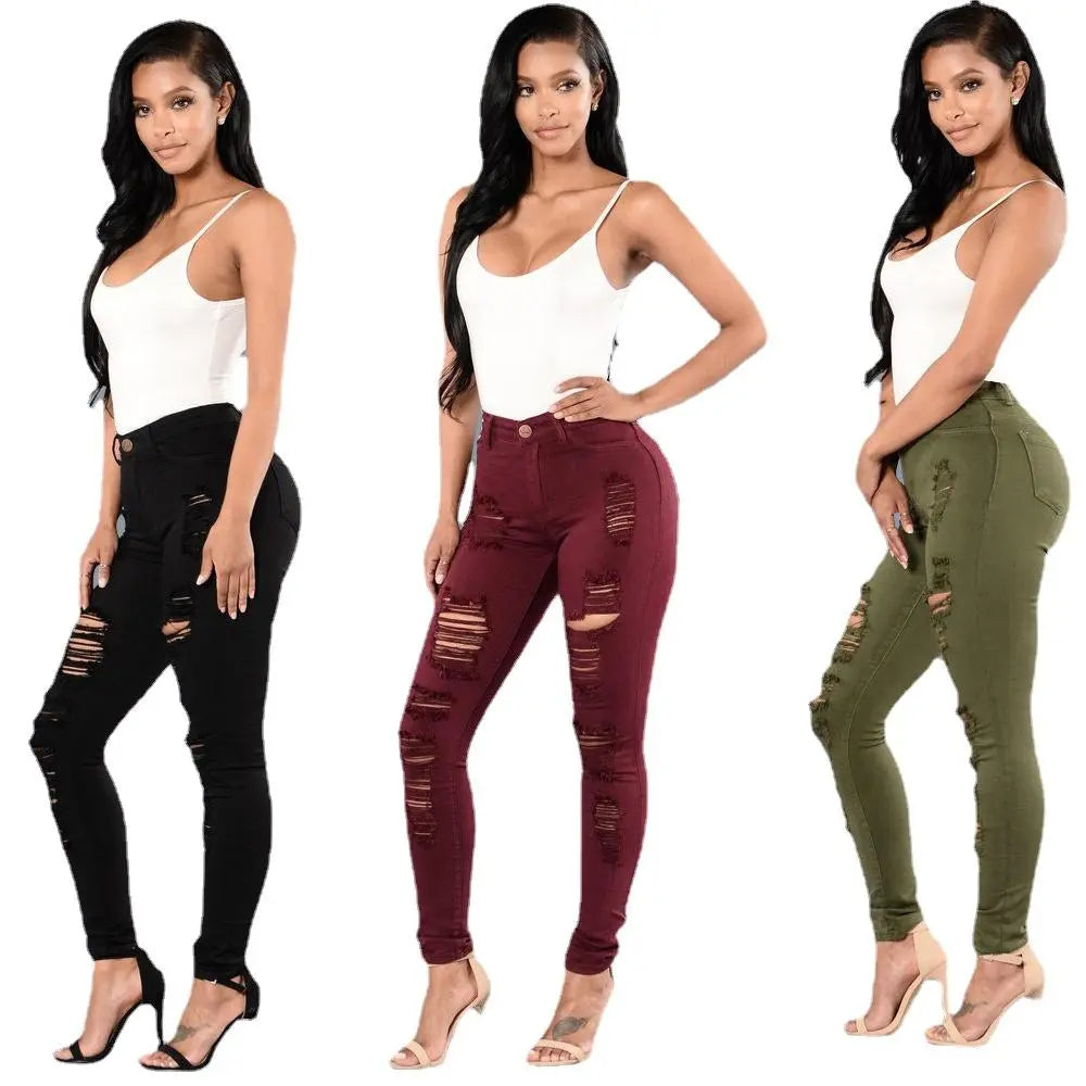 Women's High Rise Jeans - GLR SHOPPING