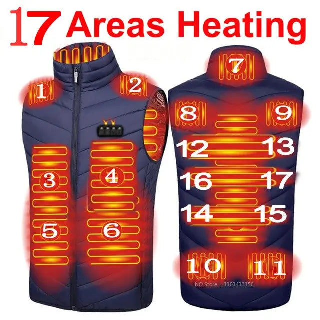 Camouflage Heating Vest - GLR SHOPPING