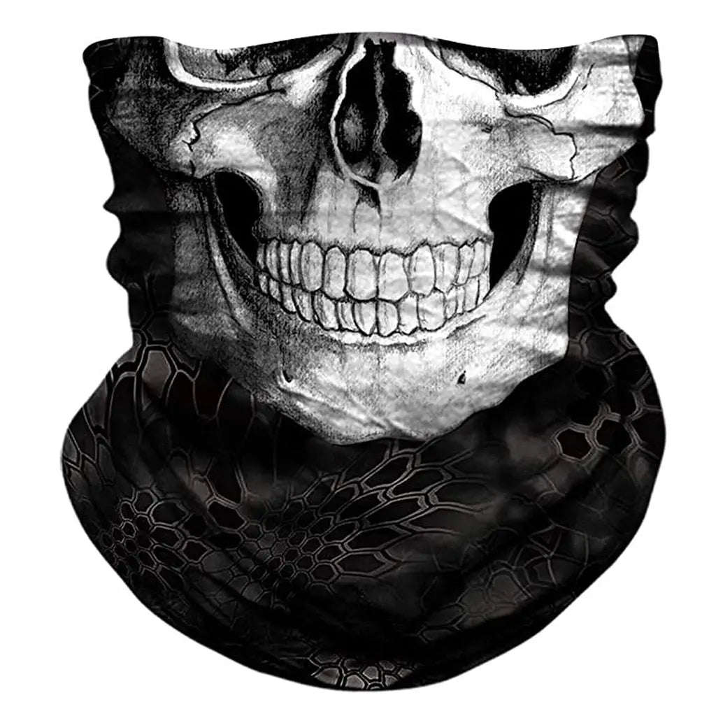 3d Seamless Neck Bandana Horror Demon Vampire Skull Facemask Mask Headband Headwear Headscarf Bicycle Zombie Scarf  Bandanas - GLR SHOPPING