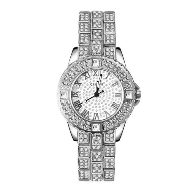 Diamond Crystals Watch and Bracelet Set - GLR SHOPPING