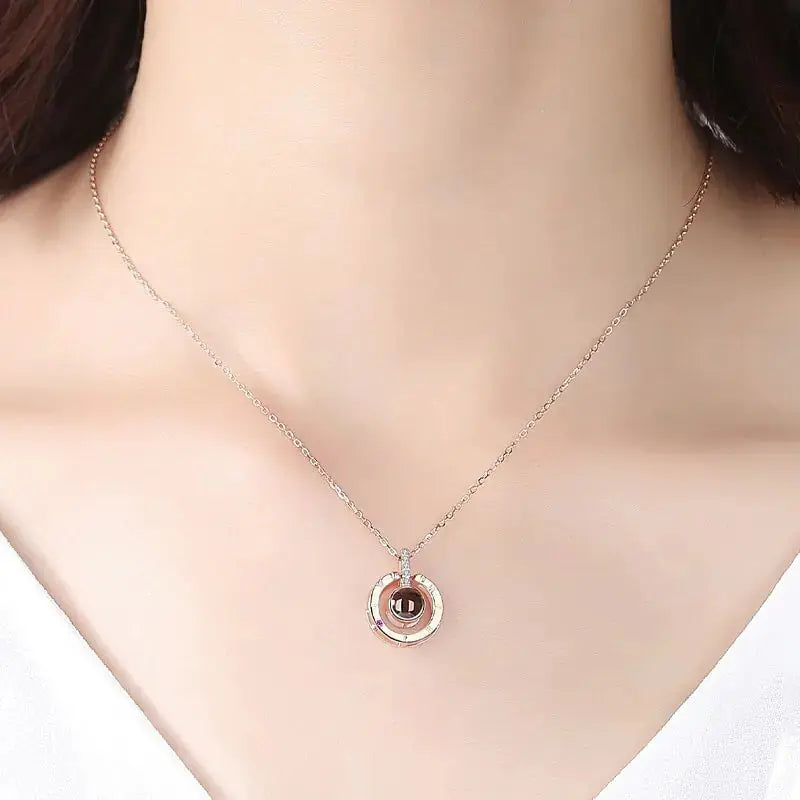 Projection Necklace With Gift Box GLR SHOPPING