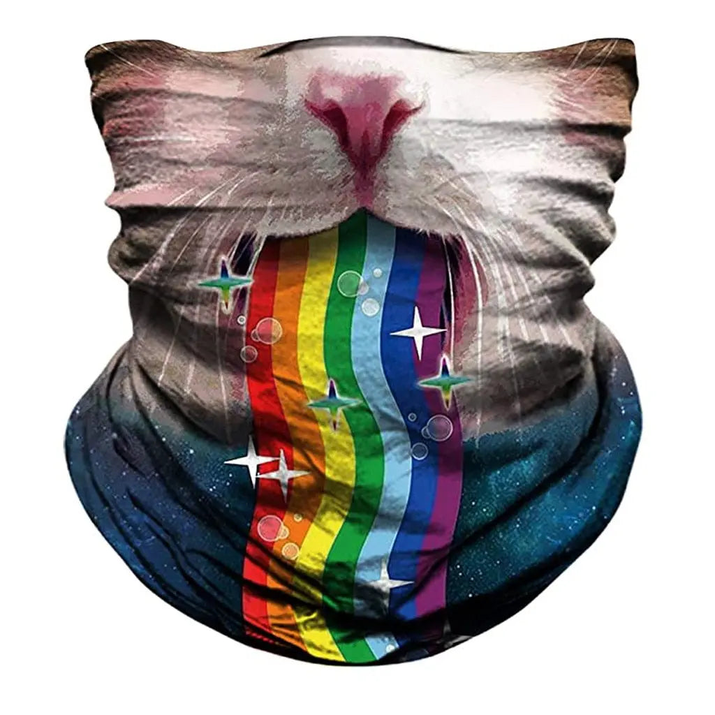 3d Seamless Neck Bandana Horror Demon Vampire Skull Facemask Mask Headband Headwear Headscarf Bicycle Zombie Scarf  Bandanas - GLR SHOPPING