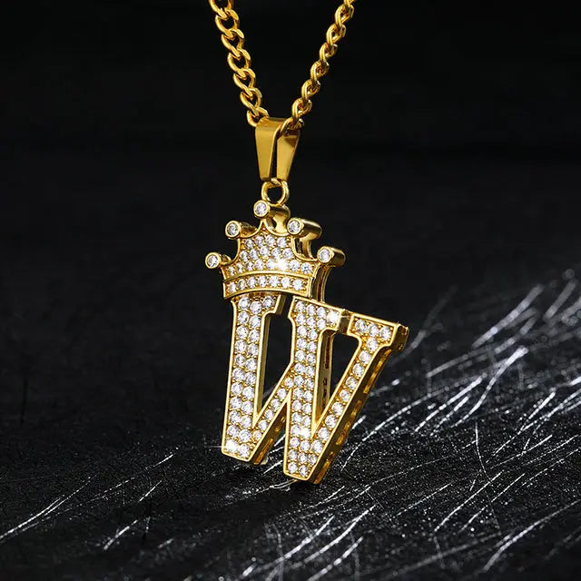 Zircon Alphabet Necklace - GLR SHOPPING