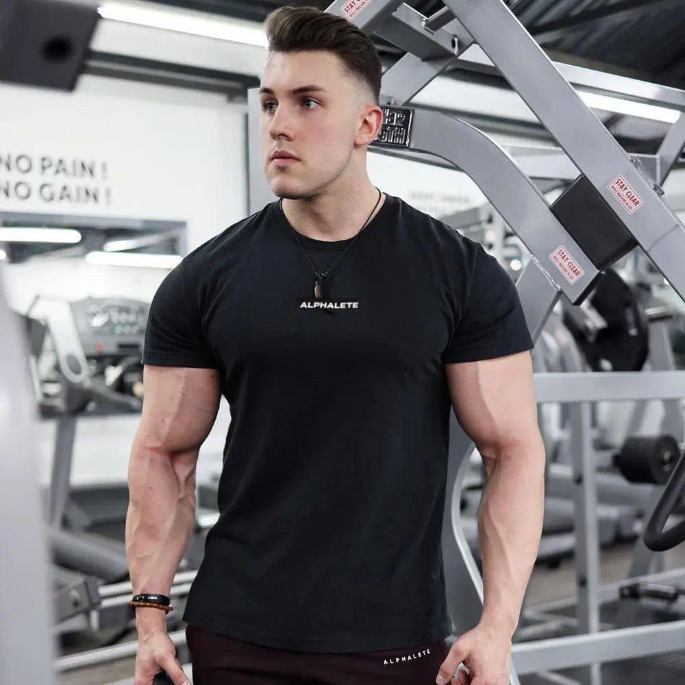Men Fitted Gym T-Shirt - GLR SHOPPING
