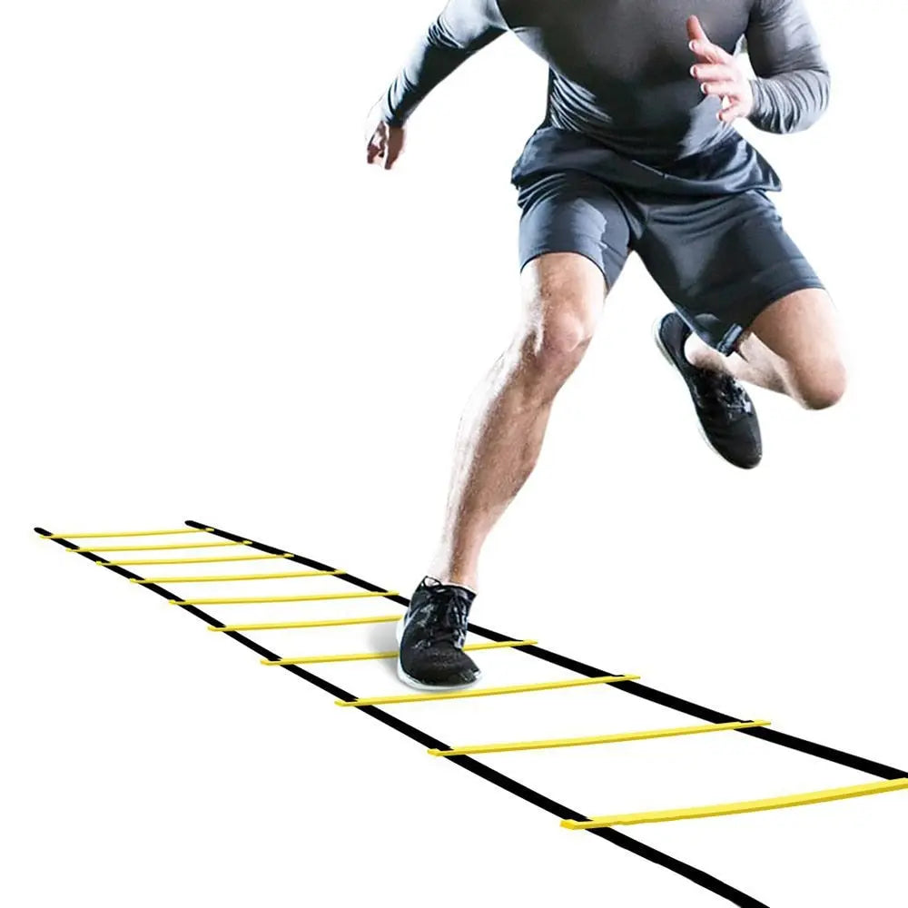 Outdoor Indoor Adjustable Agility Training Ladder for Fitness - GLR SHOPPING