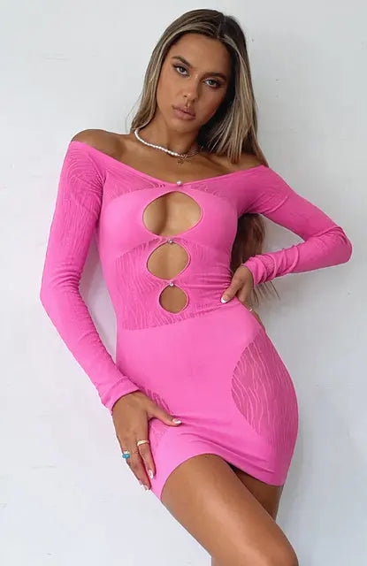 Casual Cutout Dress - GLR SHOPPING