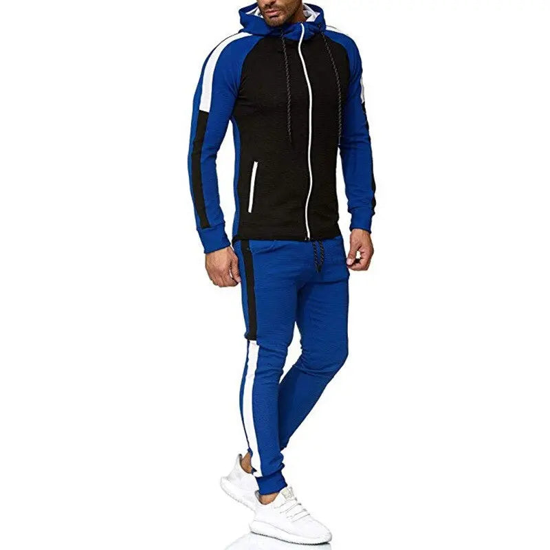 Men Hoodie Jacket + Pants Tracksuit - GLR SHOPPING
