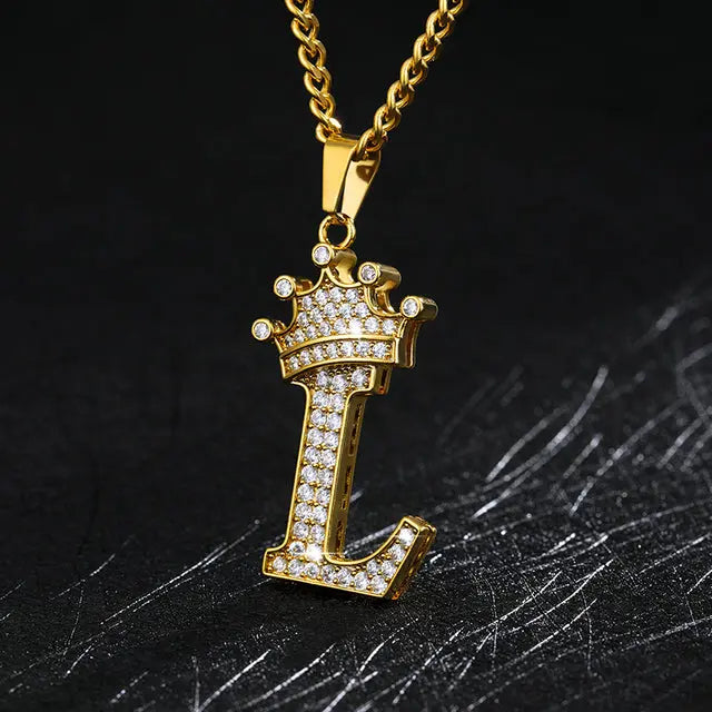 Zircon Alphabet Necklace - GLR SHOPPING