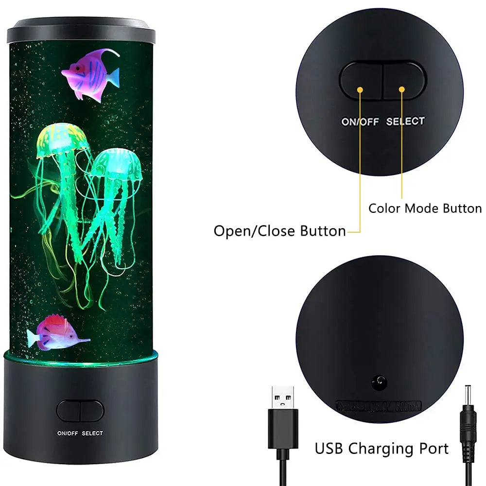 LED Jellyfish Lamp - GLR SHOPPING