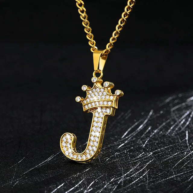 Zircon Alphabet Necklace - GLR SHOPPING