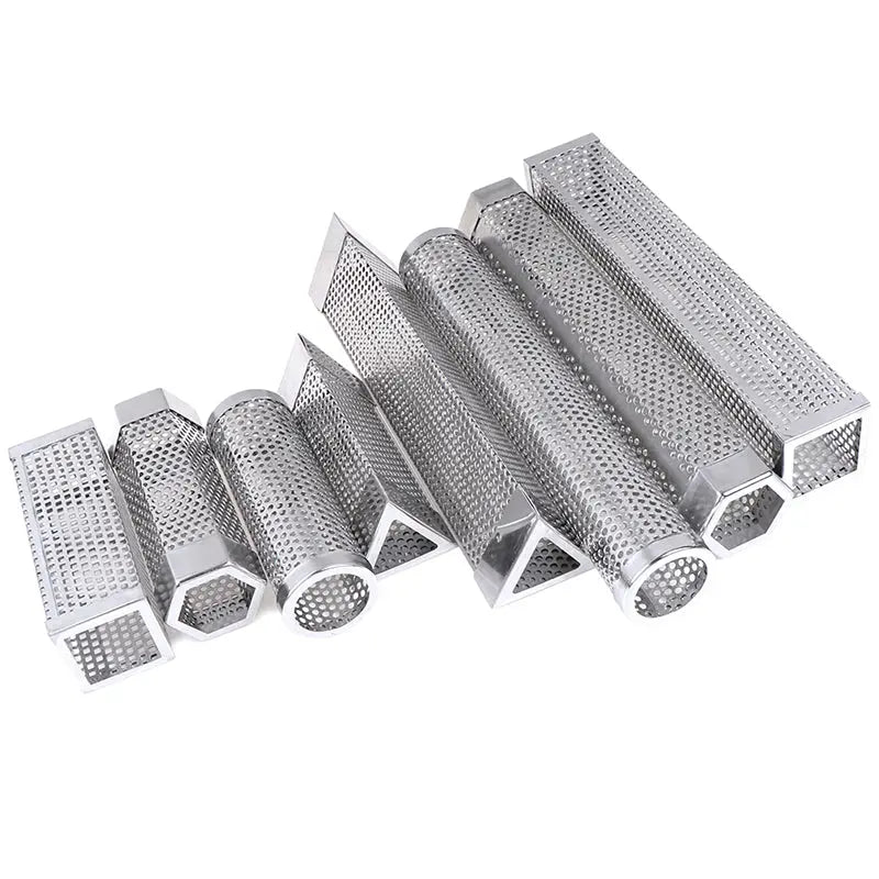 BBQ Stainless Steel  Perforated Mesh Smoker Tube - GLR SHOPPING
