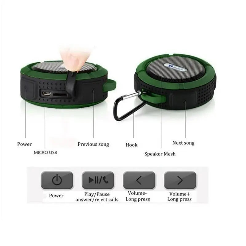 Waterproof Bluetooth Speaker - GLR SHOPPING