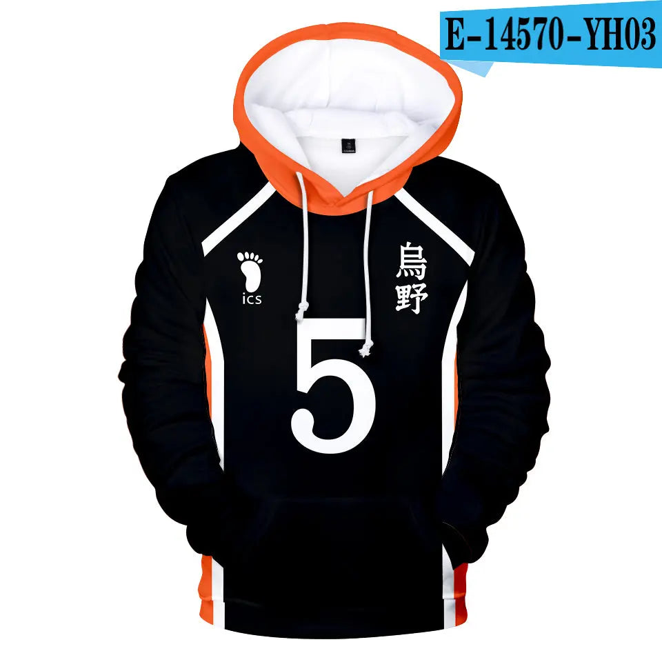 Young manga Harajuku Hooded Sweatshirt 2023 Haikyuu!! Cool Fashion 3D Sawamura Daichi  Adult Kids Pullovers Hoodies Sweatshirts - GLR SHOPPING