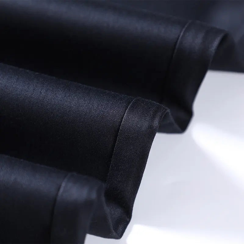 Ice Silk Slim Fit Business Elastic Trousers - GLR SHOPPING