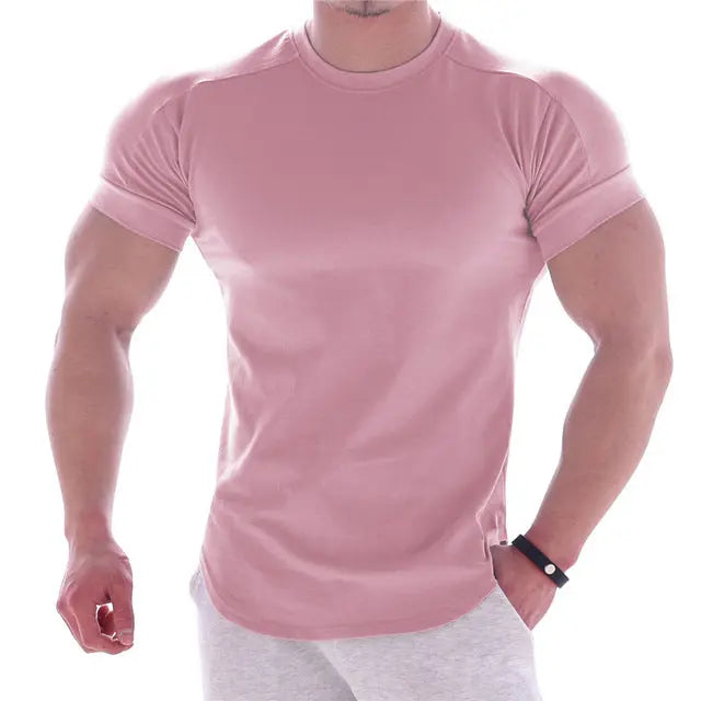 High Elastic Slim Fit T-shirt - GLR SHOPPING