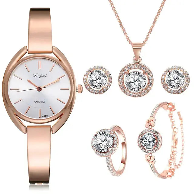 Crystal Watch Set - GLR SHOPPING
