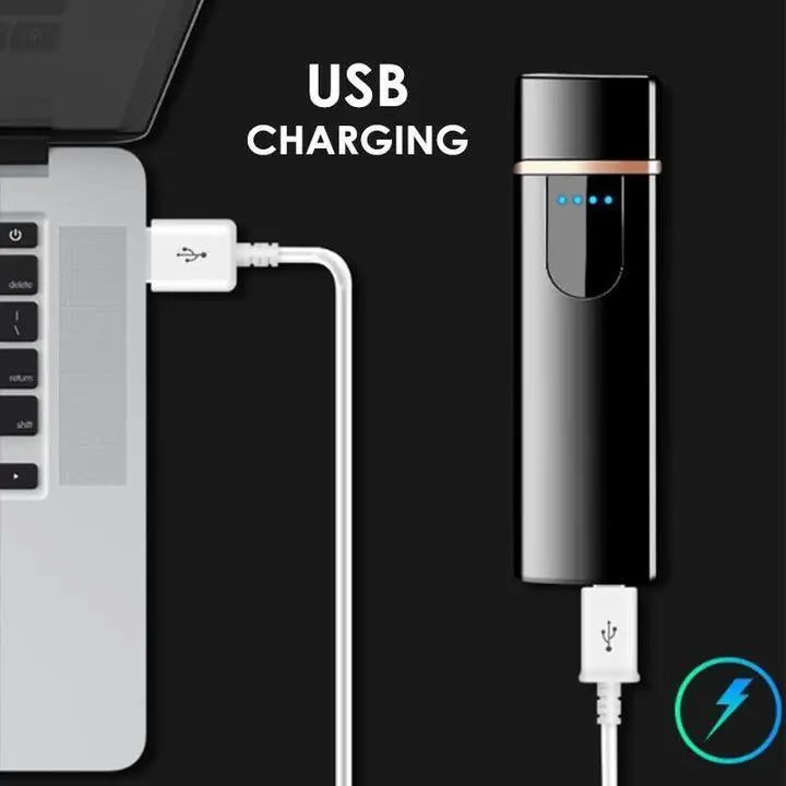 Ultra-thin Touch Sensor Cigarette USB Rechargeable Lighter - GLR SHOPPING