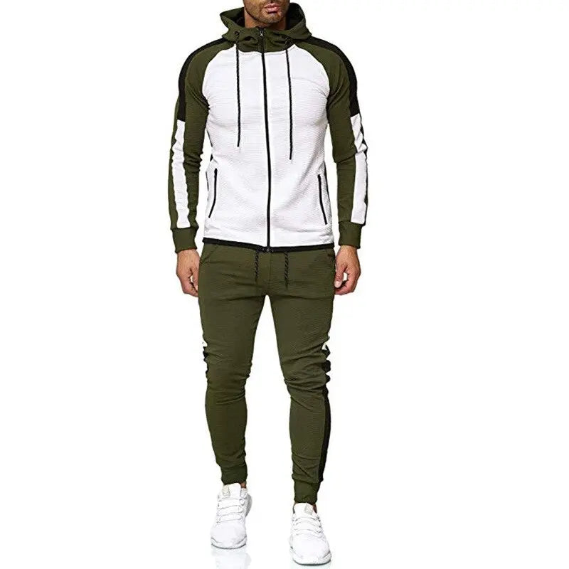Men Hoodie Jacket + Pants Tracksuit - GLR SHOPPING