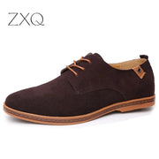 Suede Oxfords Men Leather Shoes - GLR SHOPPING