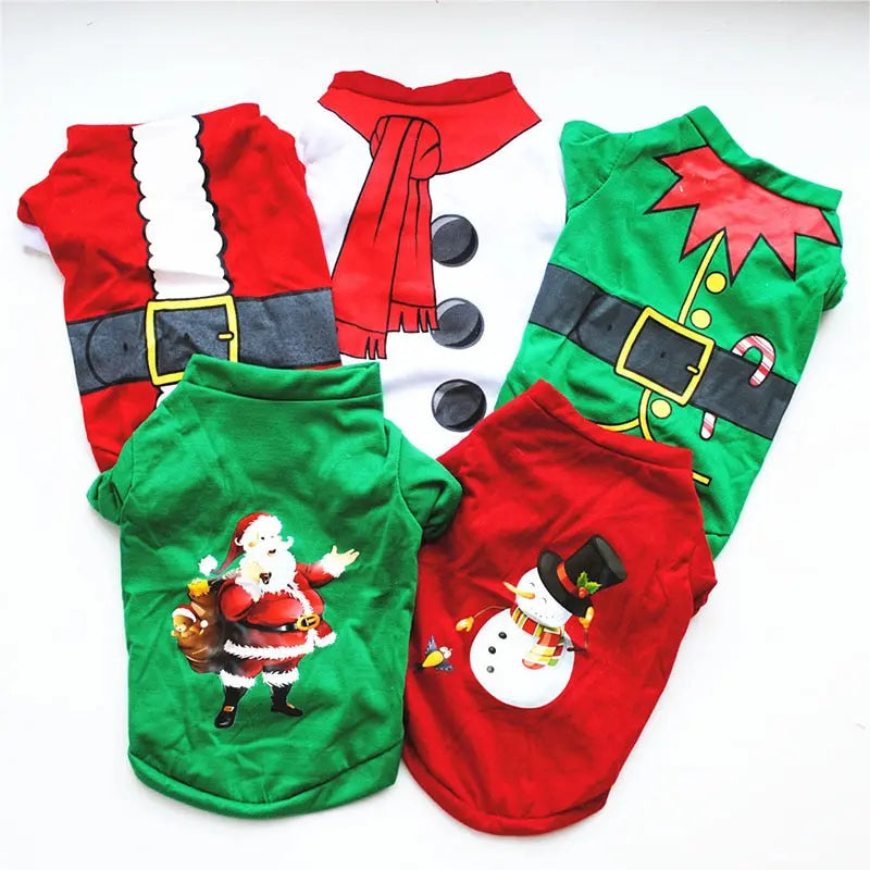 Cotton Christmas Pet Clothes - GLR SHOPPING
