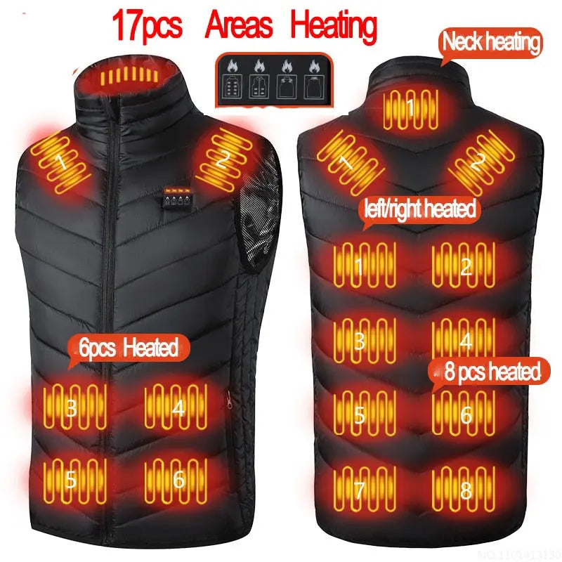 Camouflage Heating Vest - GLR SHOPPING