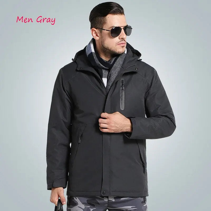 Winter Thick USB Heating Cotton Jackets - GLR SHOPPING