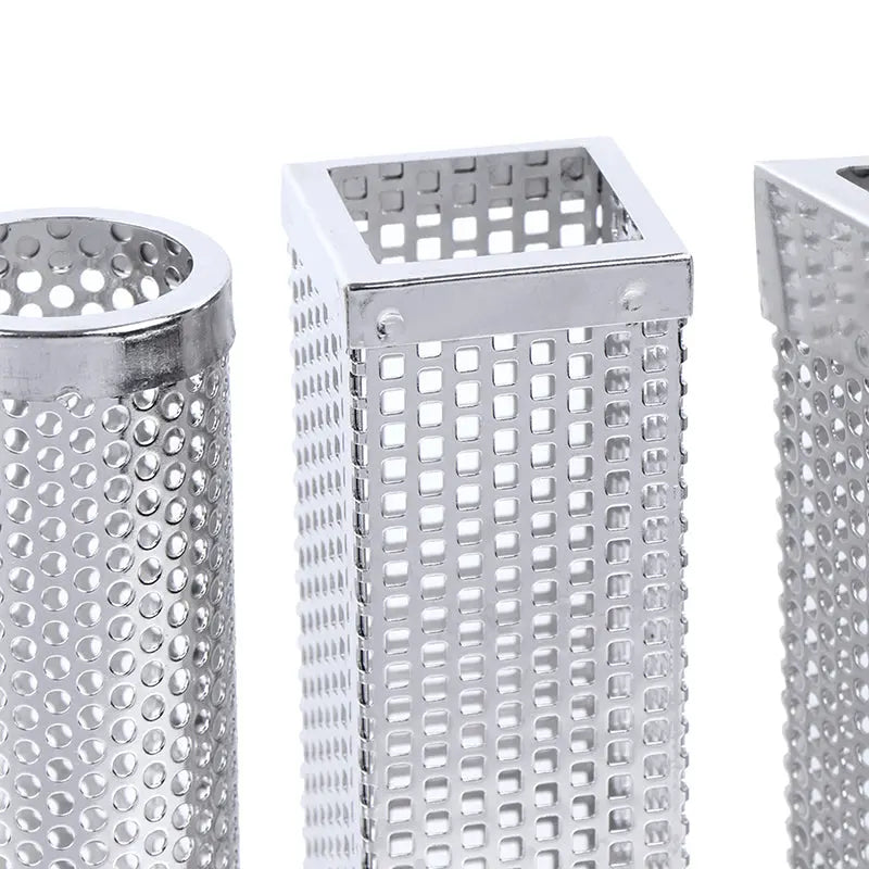 BBQ Stainless Steel  Perforated Mesh Smoker Tube - GLR SHOPPING