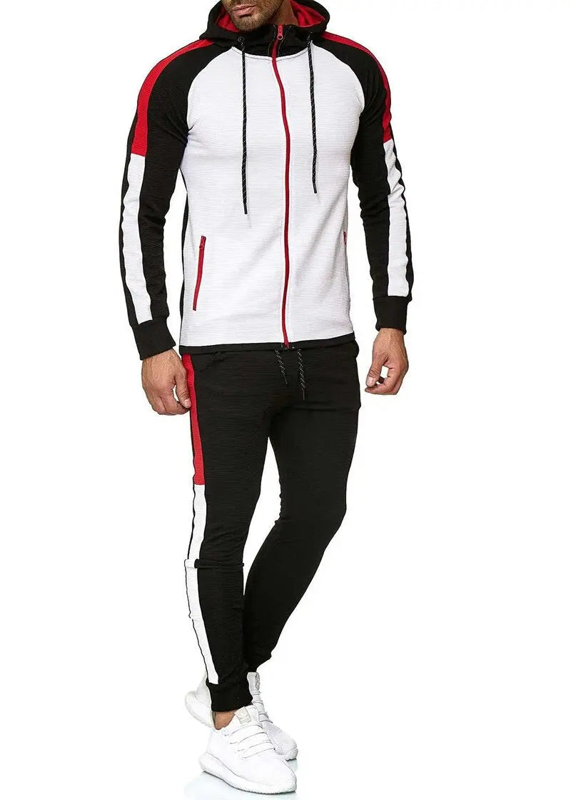 Men Hoodie Jacket + Pants Tracksuit - GLR SHOPPING
