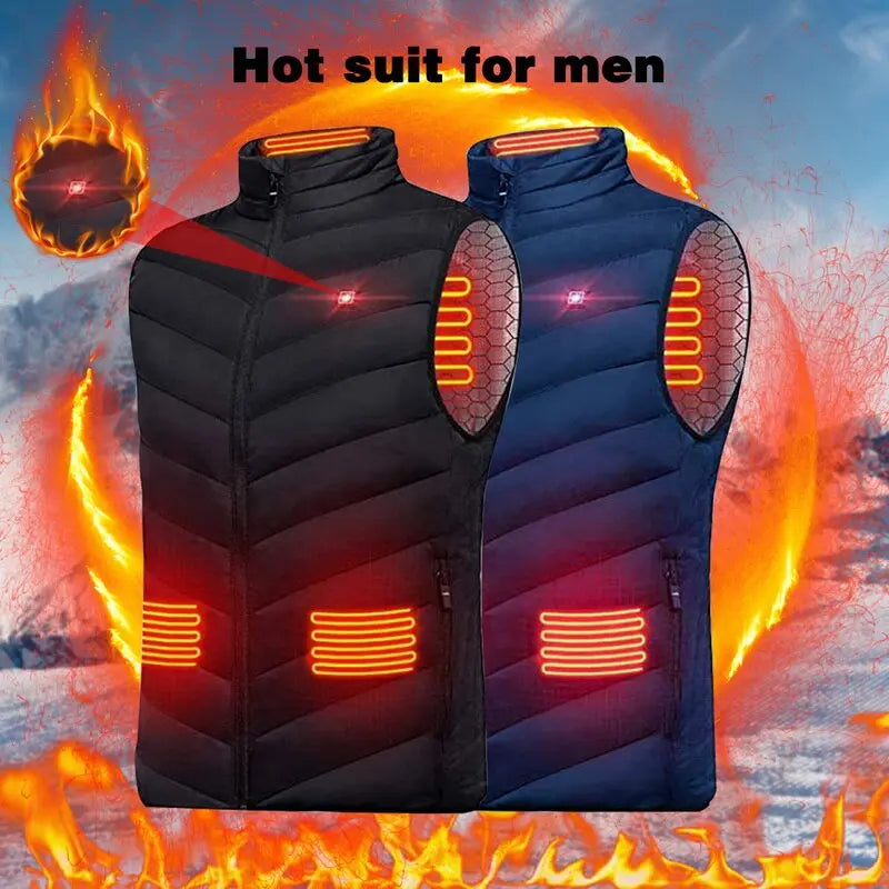 Men Winter Outdoor Heating Vest 2023 - GLR SHOPPING