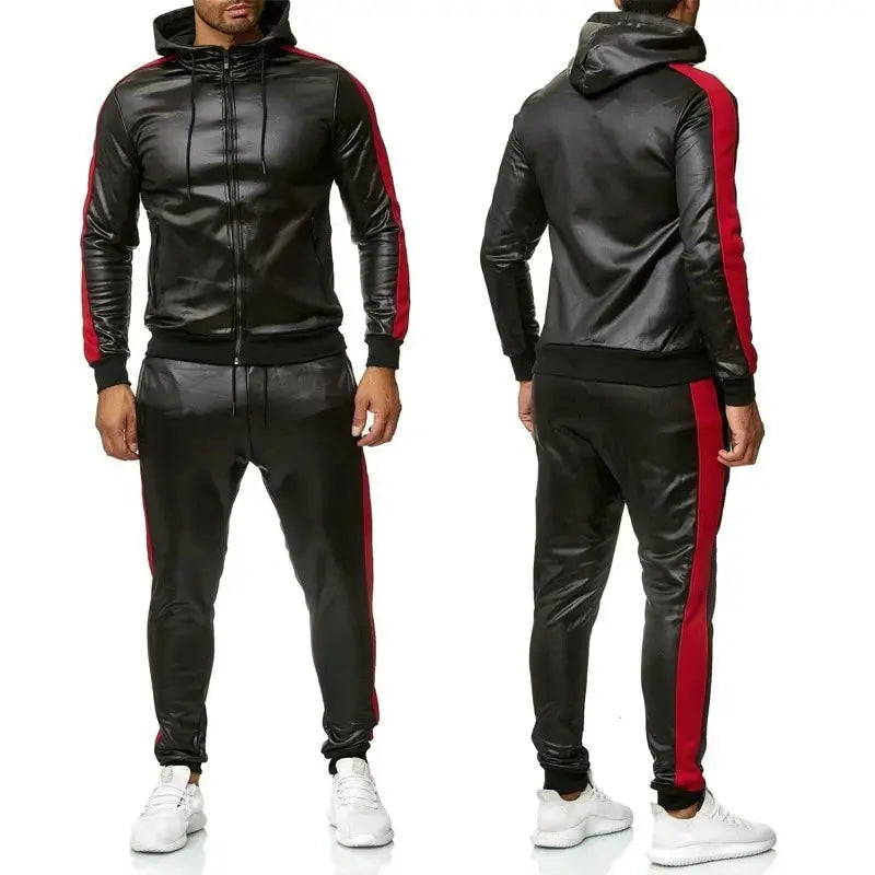 Sweat Suit Hooded Jacket Pants Set - GLR SHOPPING