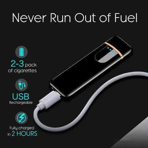 Ultra-thin Touch Sensor Cigarette USB Rechargeable Lighter - GLR SHOPPING