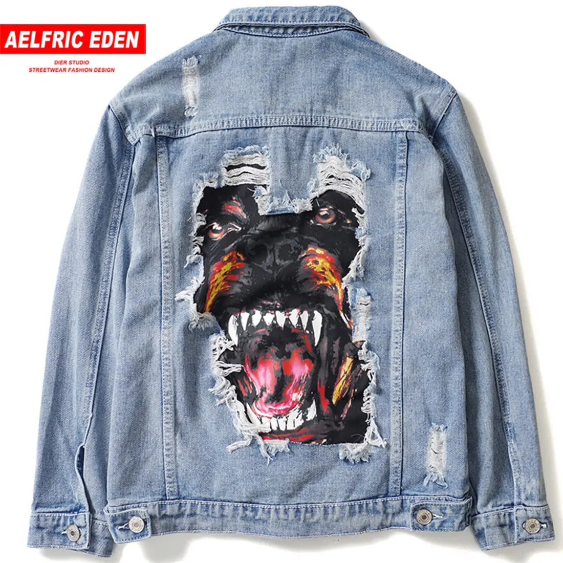 Dog Patch Denim Jacket - GLR SHOPPING