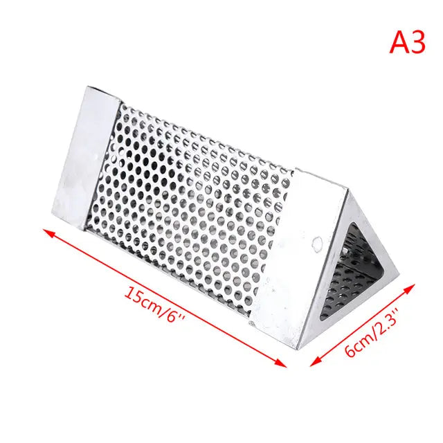 BBQ Stainless Steel  Perforated Mesh Smoker Tube - GLR SHOPPING