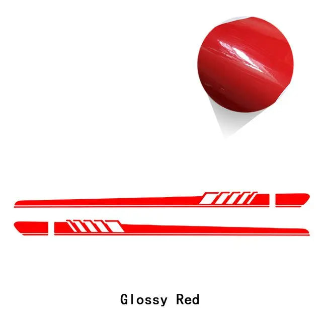 Car Door Side Stripes Skirt Sticker - GLR SHOPPING
