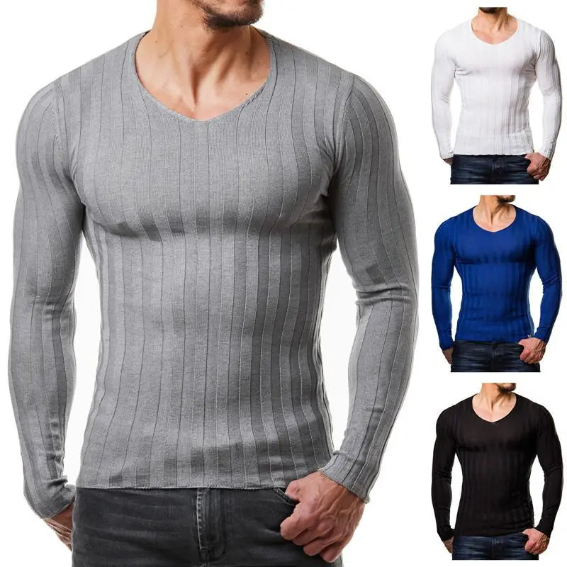 GRC Knitted Slim Long Sleeve - GLR SHOPPING