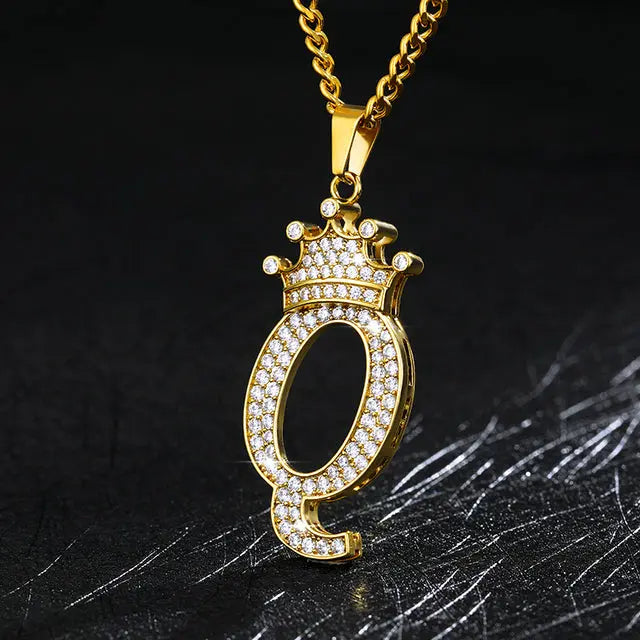 Zircon Alphabet Necklace - GLR SHOPPING
