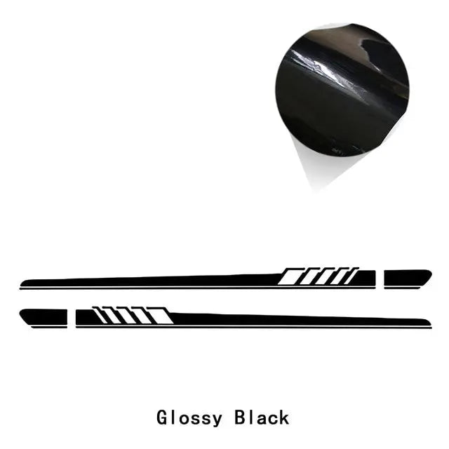 Car Door Side Stripes Skirt Sticker - GLR SHOPPING