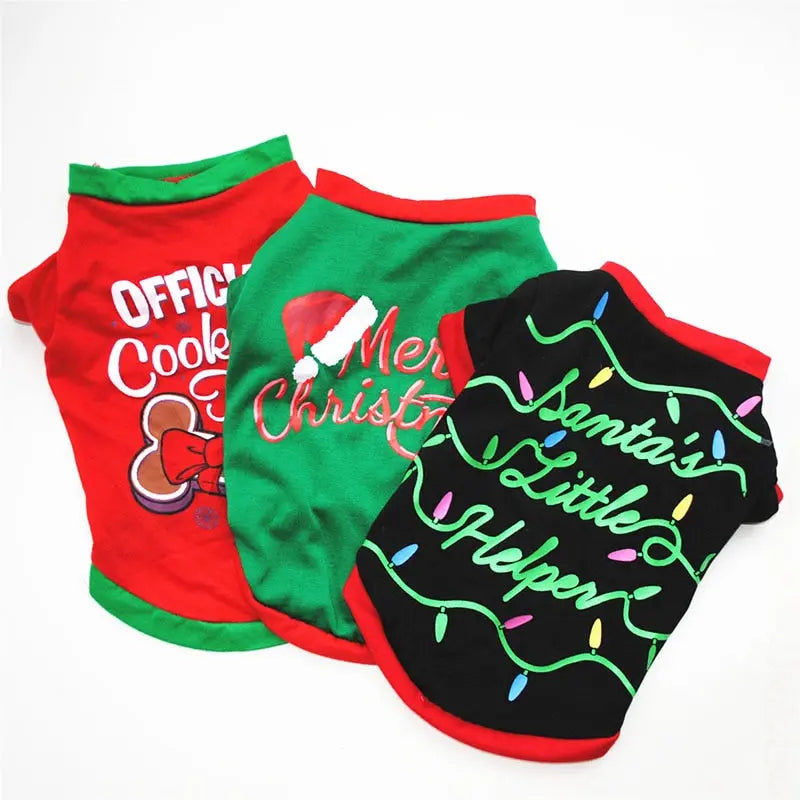 Cotton Christmas Pet Clothes - GLR SHOPPING