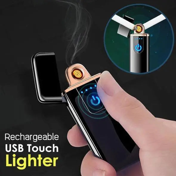 Ultra-thin Touch Sensor Cigarette USB Rechargeable Lighter - GLR SHOPPING