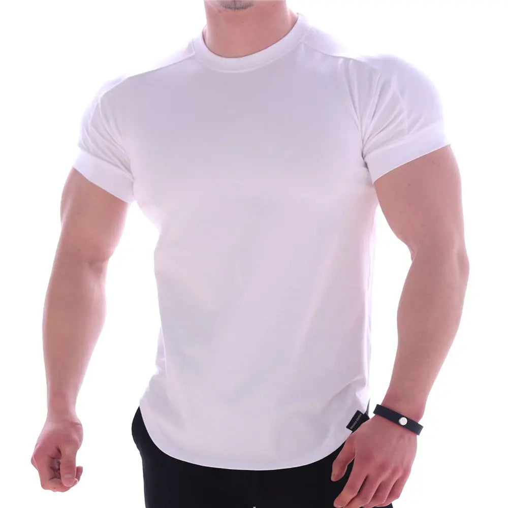 High Elastic Slim Fit T-shirt - GLR SHOPPING