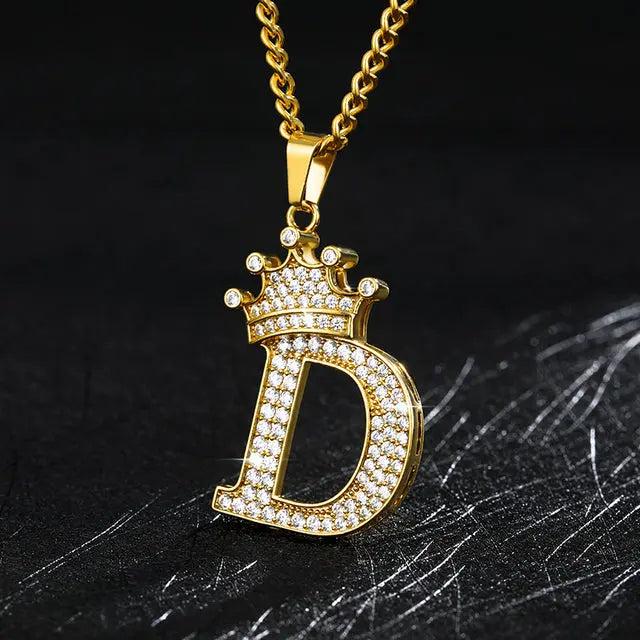 Zircon Alphabet Necklace - GLR SHOPPING